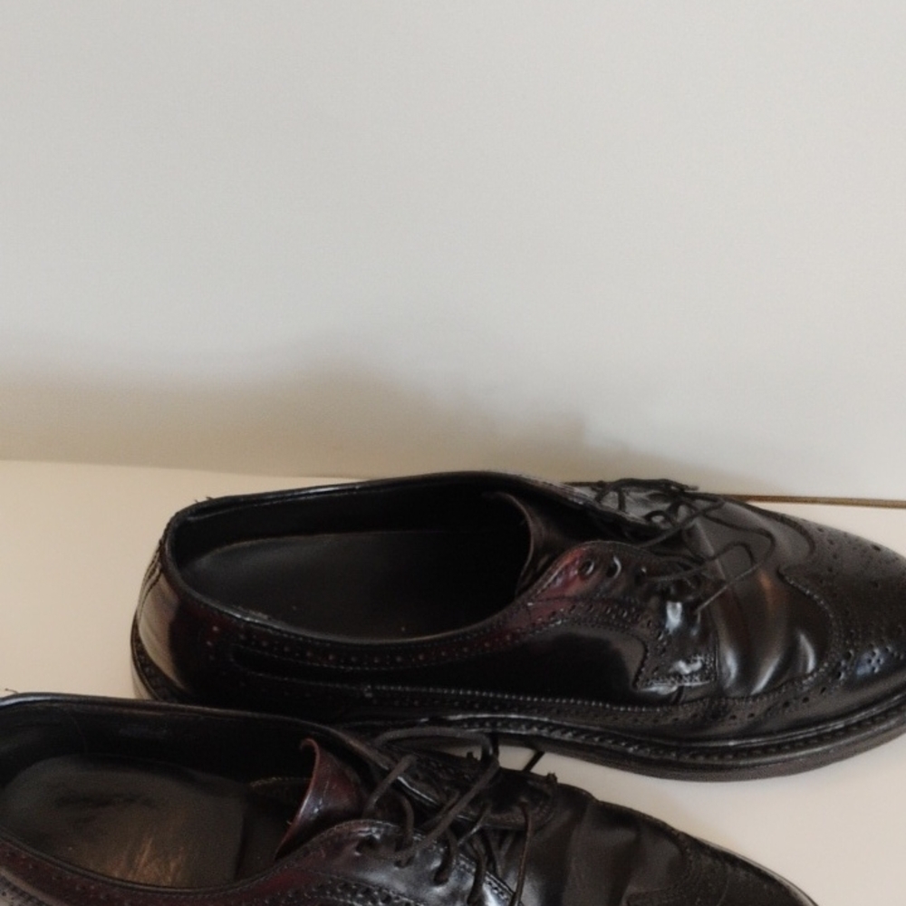 Classic Black Leather Men's Derbys